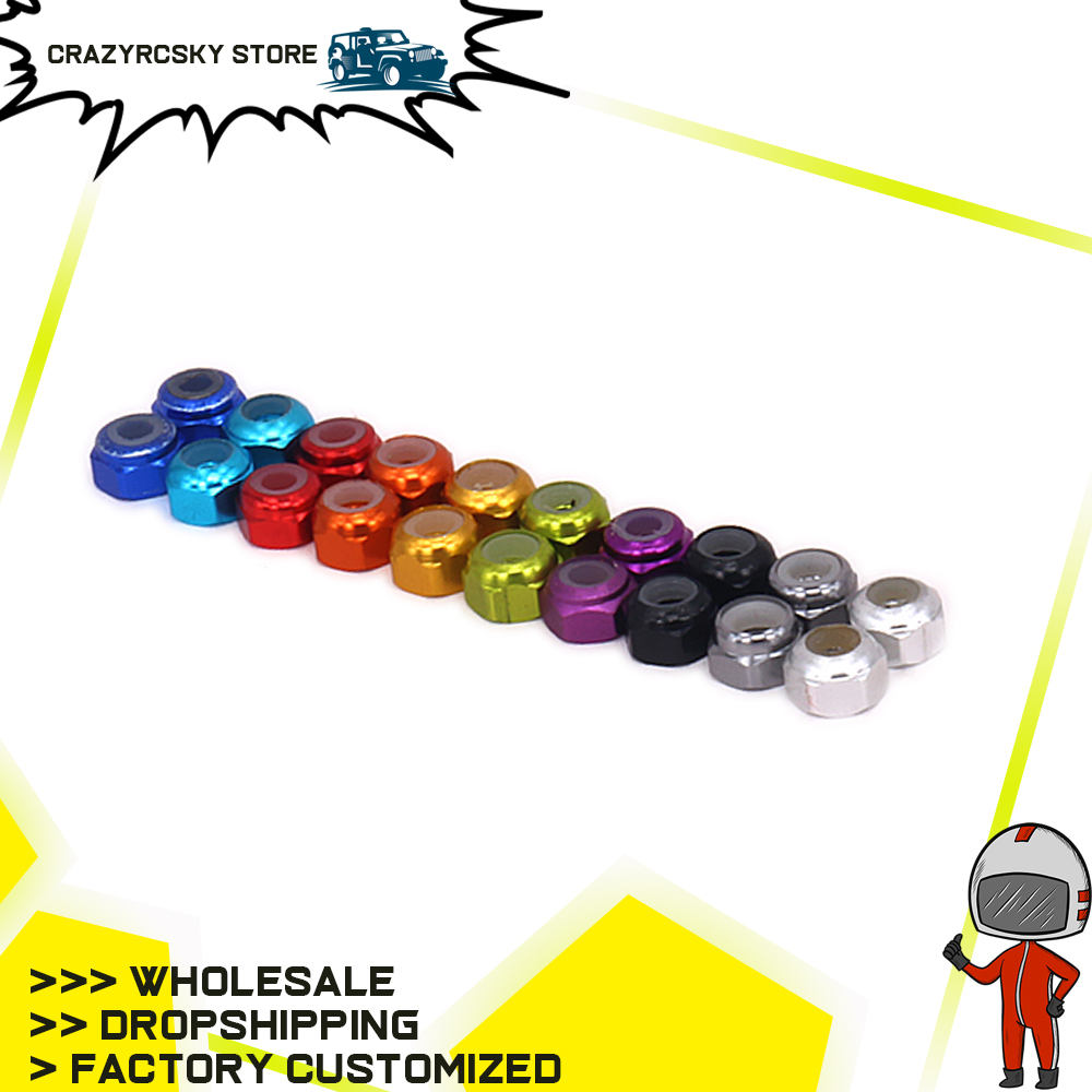 Rc Hobby Nut - 8 個 RCAWD ホイール六角ロックナットタイヤナット Rc の趣味