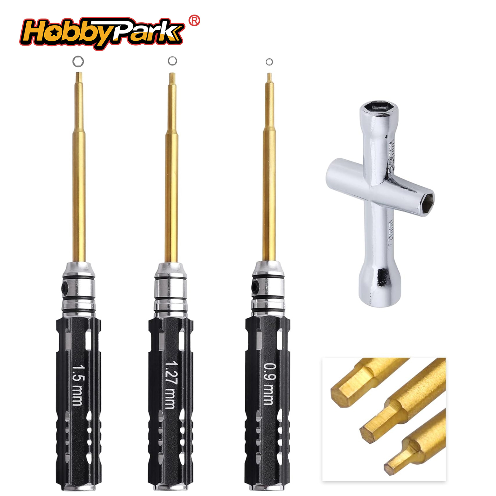 Rc Hobby Electric Screwdriver - Hobbypark ミニ RC ヘックスドライバーセット 0.9 1.27