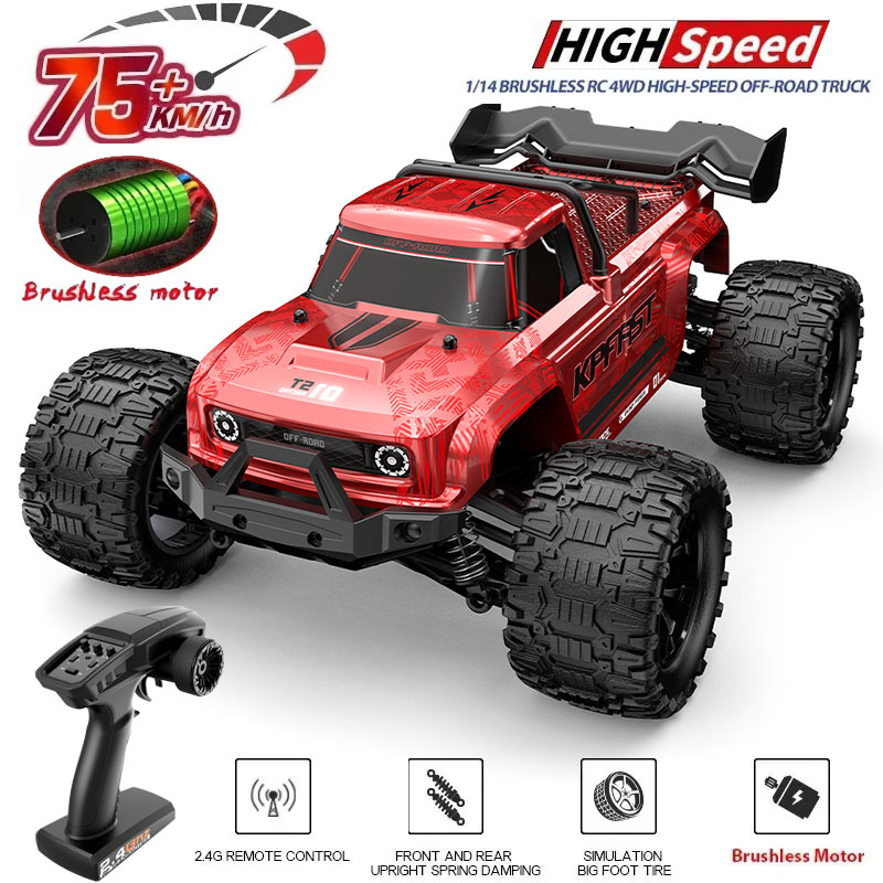 Rc Hobby Horizon - KF18 1:14 4WD RC カーオフロードレース高速ブラシレスモーター 2.4