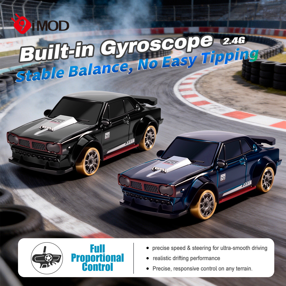 Rc Hobby Horizon - 9IMOD 1/64 RCドリフトカー 2.4G 4WD フルプロポーショナルリモートコントロールカー