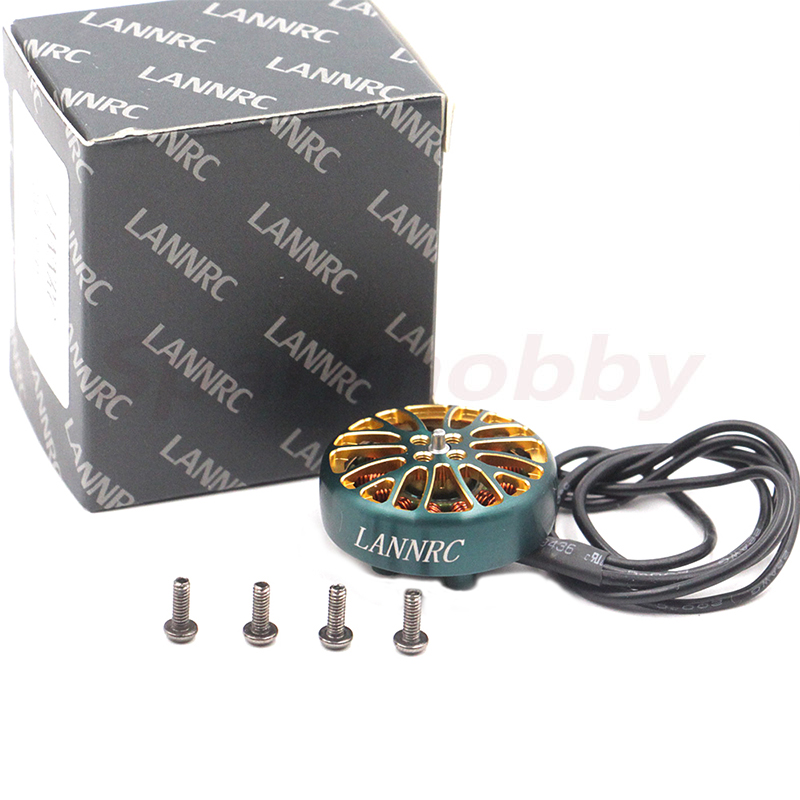 Rc Hobby Engine - Lannrc-ブラシレスモーター、トラバーシングド、2.5mmシャフト、12n14p、1800kv、2500kv、3000kv、3-6s、2004 plus、12n14p、fpv 3.5-5 