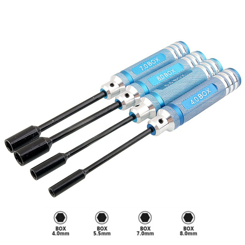 4 個チタン六角ドライバーセット 1.5/2.0/2.5/3 - Rc Hobby Electric Screwdriver のレビューと価格