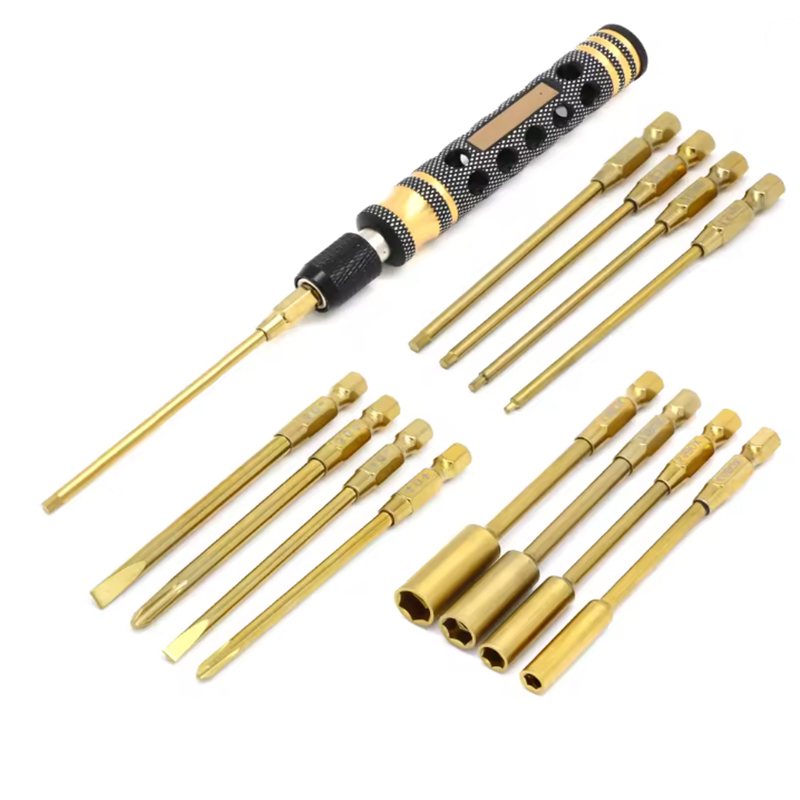 RC メタル六角ドライバーセット 1.5mm 2.0mm 2 - Rc Hobby Electric Screwdriver のレビューと価格