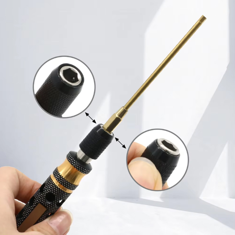 RC メタル六角ドライバーセット 1.5mm 2.0mm 2 - Rc Hobby Electric Screwdriver のレビューと価格