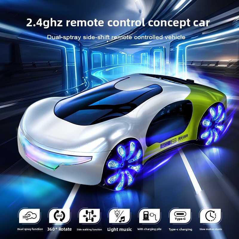 マジックスプレー音楽RCスタントカー2.4Gジェスチャーコン - Rc Hobby Horizon のレビューと価格