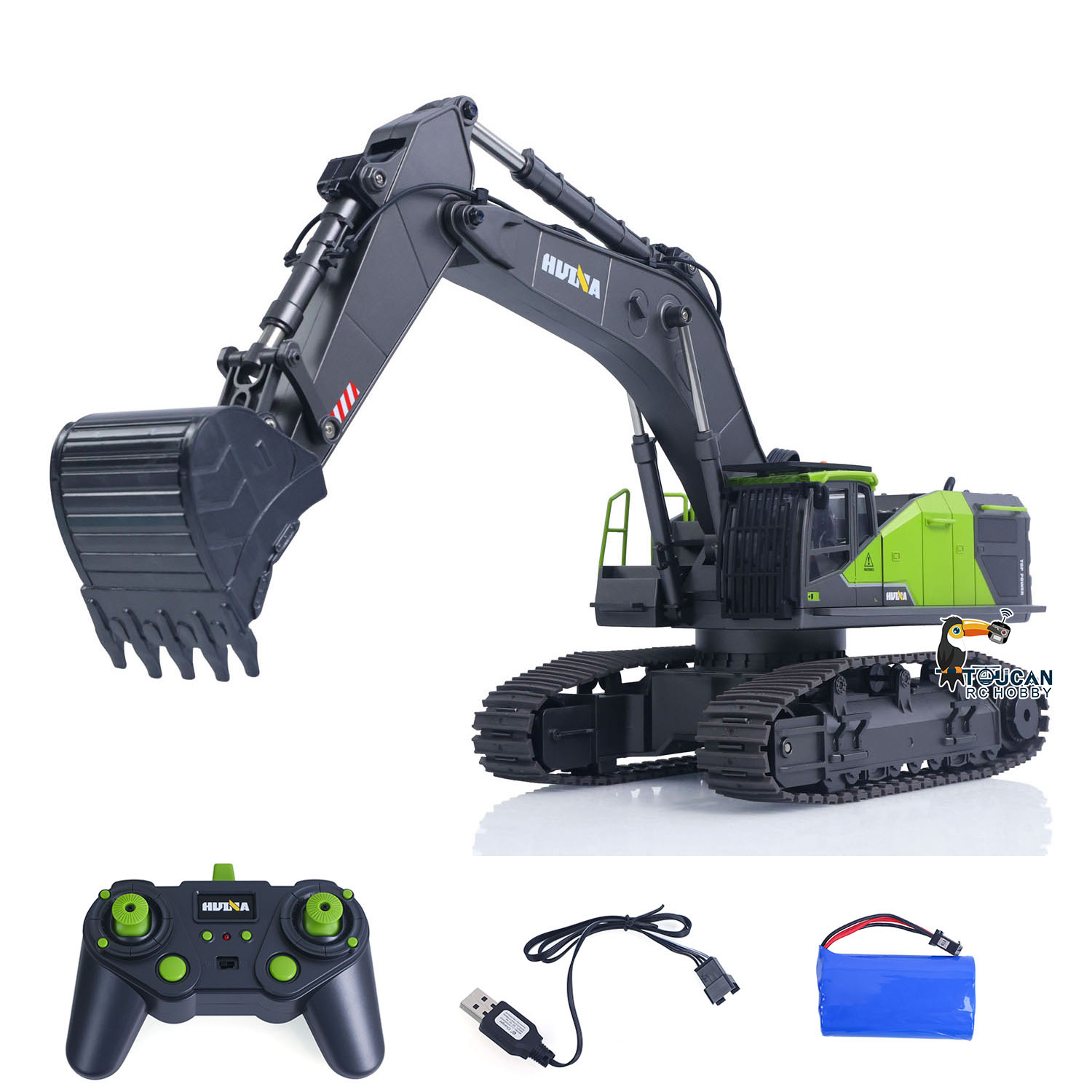 米国株玩具 HUINA 1/14 593 モデル RC エク - Rc Hobby Excavator のレビューと価格