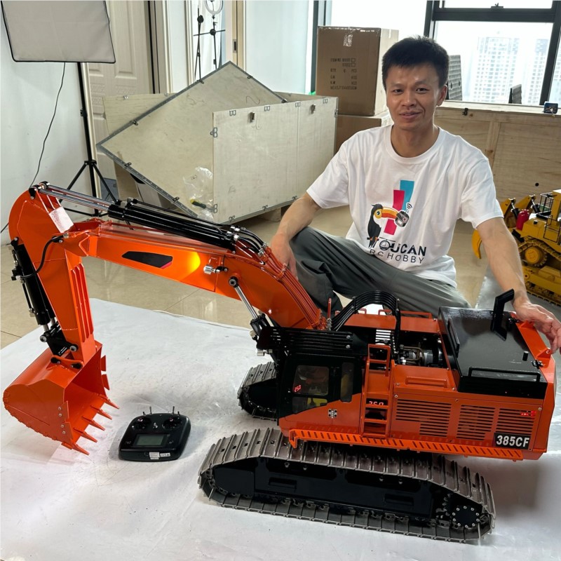 1/8メタルリッパー搭載385CF RC大型掘削機ヘビーデュ - Rc Hobby Excavator のレビューと価格