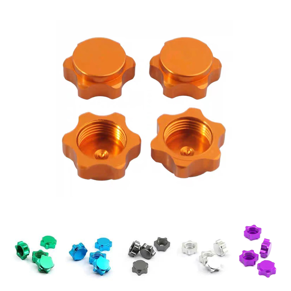 4個入り 17mm ホイールハブ六角ナット用防塵カバー 1/ - Rc Hobby Nut のレビューと価格