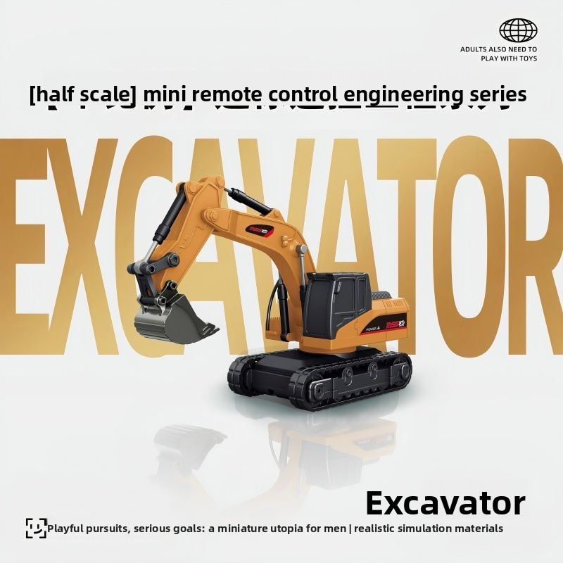 1:64 メタル RC エンジニアリングカーセット、鉱山トラ - Rc Hobby Excavator のレビューと価格
