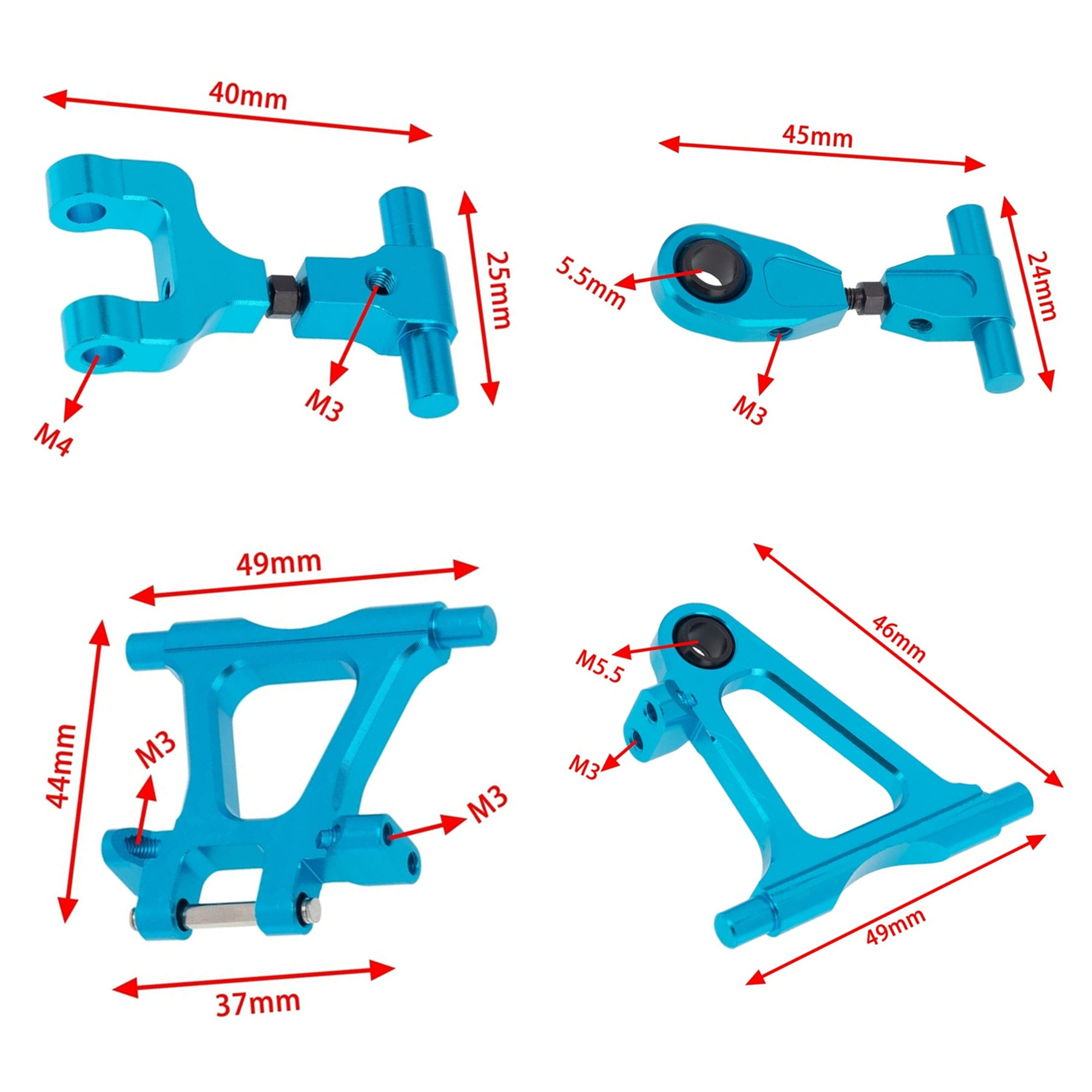 RC TT-02 フルセットアップグレードパーツキット アル - Rc Hobby Engine のレビューと価格