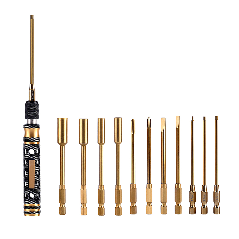 12 in 1 / 4 in 1 / 8 in 1 ドライバ - Rc Hobby Electric Screwdriver のレビューと価格