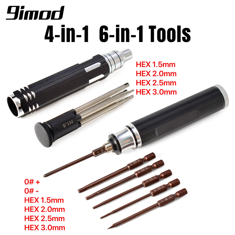 9IMOD RC 六角ドライバーセット 4-in-1 6-i - Rc Hobby Electric Screwdriver のレビューと価格