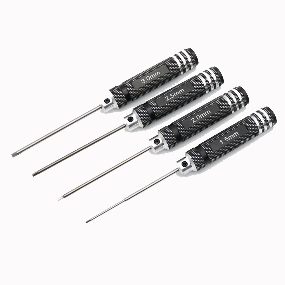 4 個 1.5/2/2.5/3.0 ミリメートルブラック六角 - Rc Hobby Electric Screwdriver のレビューと価格