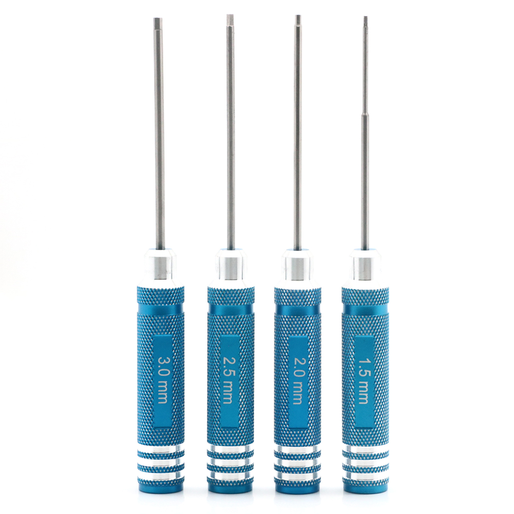 4 個 RC ツール六角ドライバーセットチタンメッキ硬化 1 - Rc Hobby Electric Screwdriver のレビューと価格