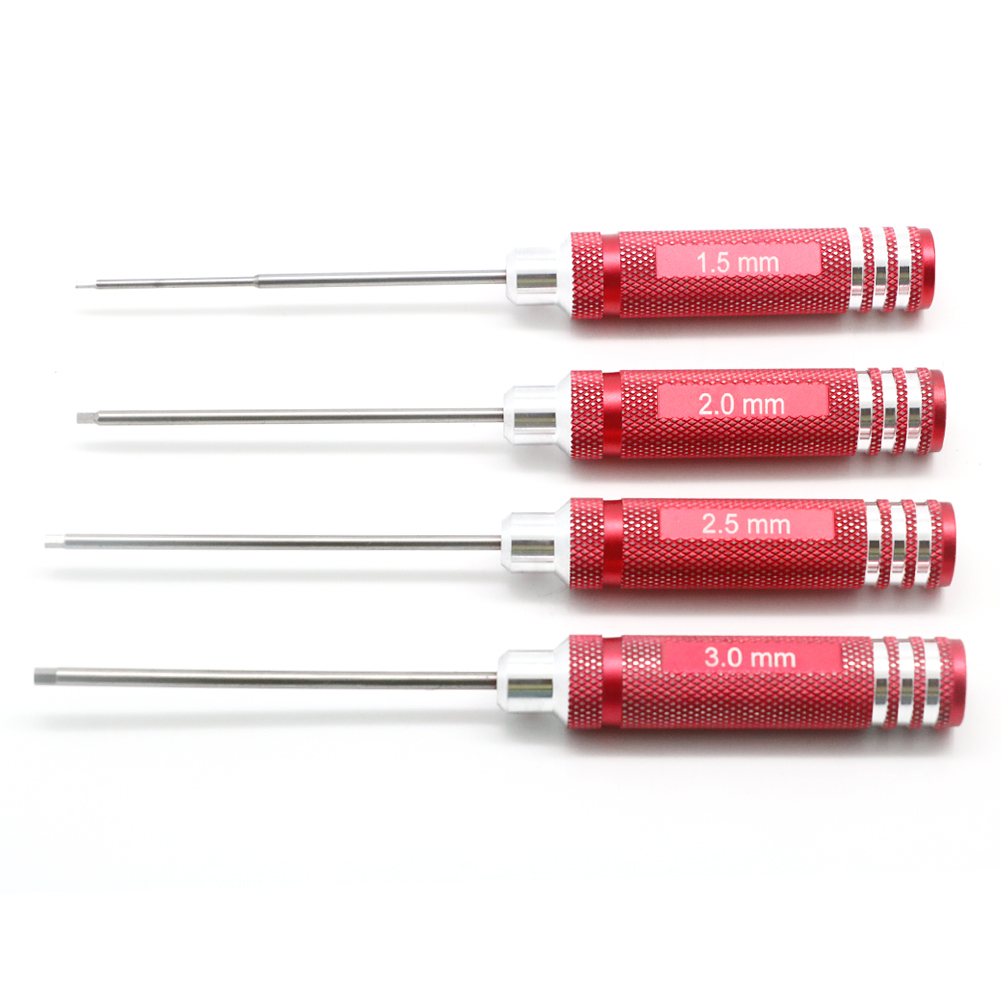 4 個 RC ツール六角ドライバーセットチタンメッキ硬化 1 - Rc Hobby Electric Screwdriver のレビューと価格