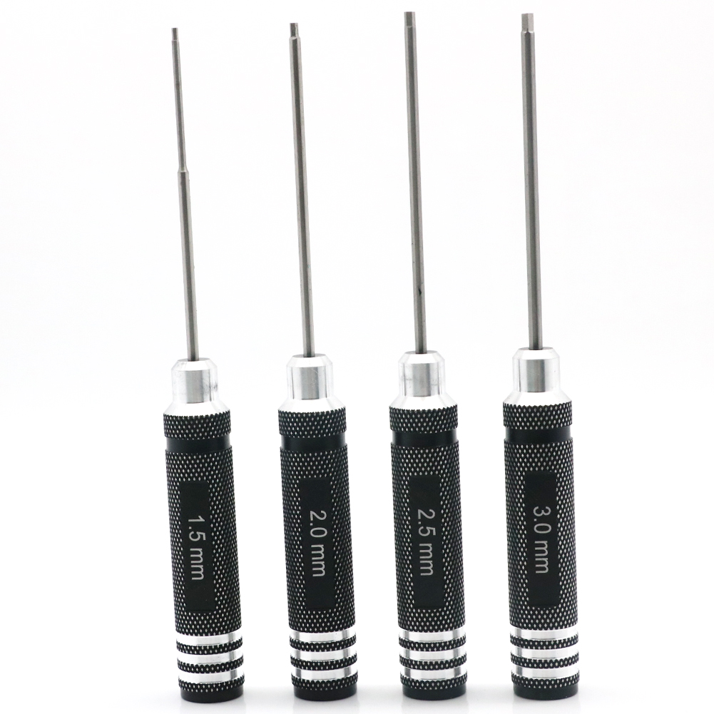 4 個 RC ツール六角ドライバーセットチタンメッキ硬化 1 - Rc Hobby Electric Screwdriver のレビューと価格