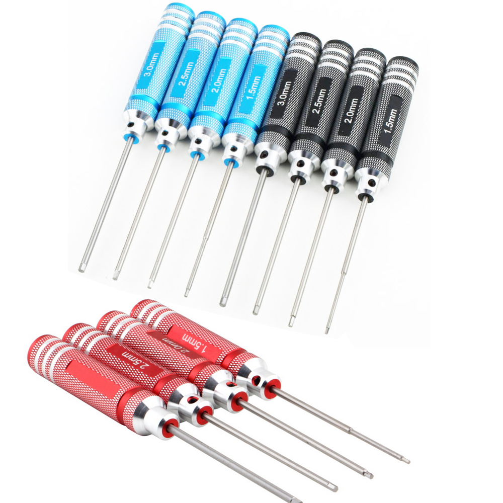 RC ツール 4 個六角ドライバーセットチタンメッキ硬化 1 - Rc Hobby Electric Screwdriver のレビューと価格
