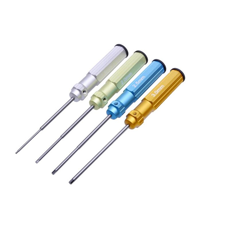 RC ツール 4 個六角ドライバーセットチタンメッキ硬化 1 - Rc Hobby Electric Screwdriver のレビューと価格