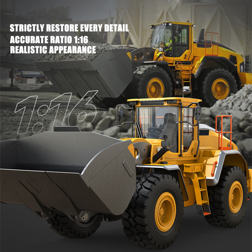 1/16 電動リモコンカー 合金製 RCカー ショベルカー  - Rc Hobby Excavator のレビューと価格