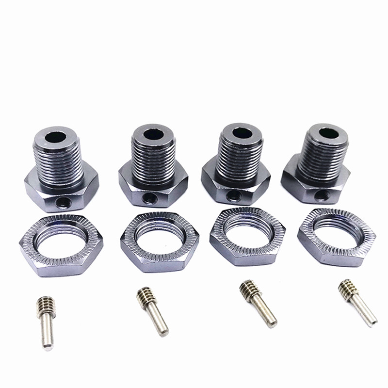 4 個 RC カーアップグレードメタルホイール六角ハブ 17 - Rc Hobby Nut のレビューと価格