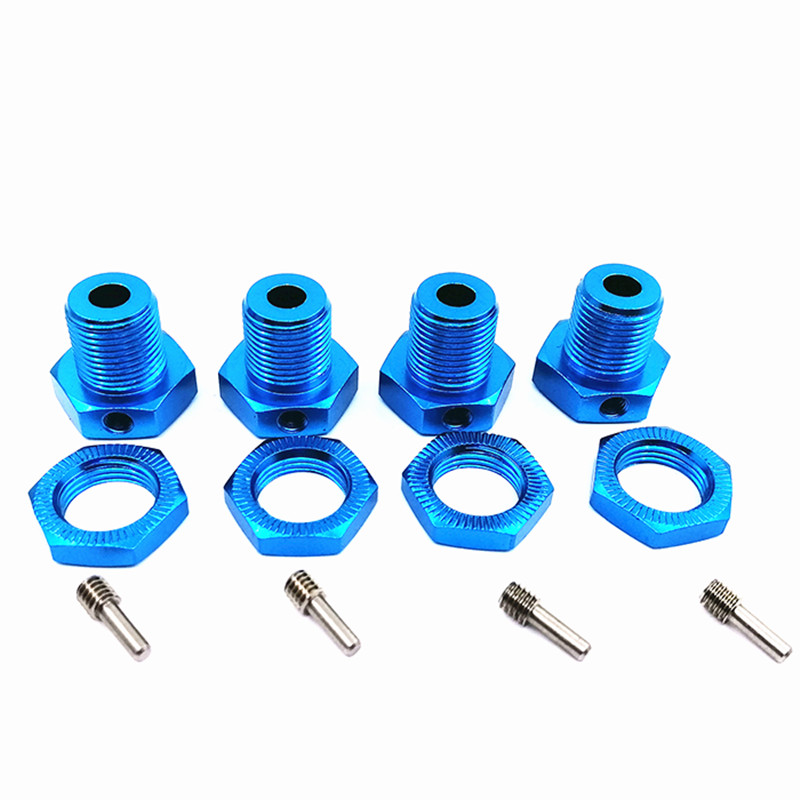 4 個 RC カーアップグレードメタルホイール六角ハブ 17 - Rc Hobby Nut のレビューと価格