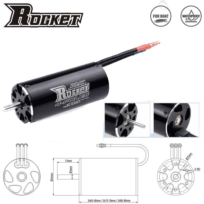 ブラシレス水冷ジャケット,escコンボ,rcボート,ROCK - Rc Hobby Land のレビューと価格