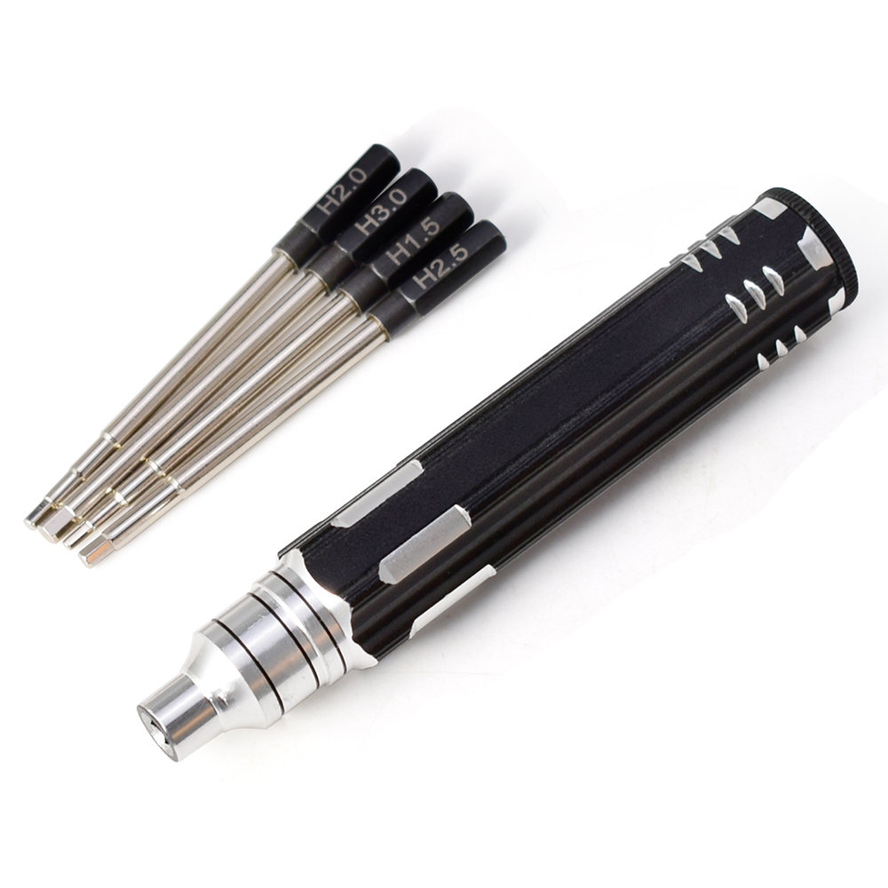 ユニバーサル 4-in-1 メタル六角ドライバーセット 1. - Rc Hobby Electric Screwdriver のレビューと価格