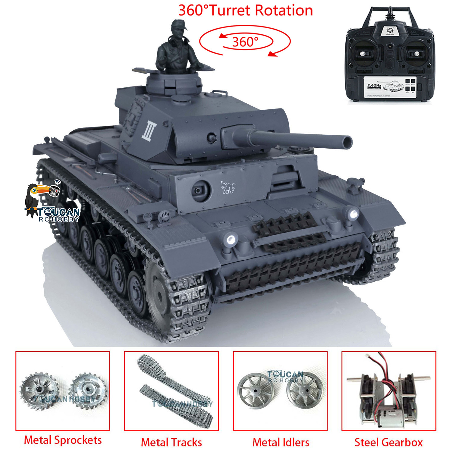 米国販売 ヘンロン 1/16 7.0 アップグレード版 パン - Rc Hobby Land のレビューと価格