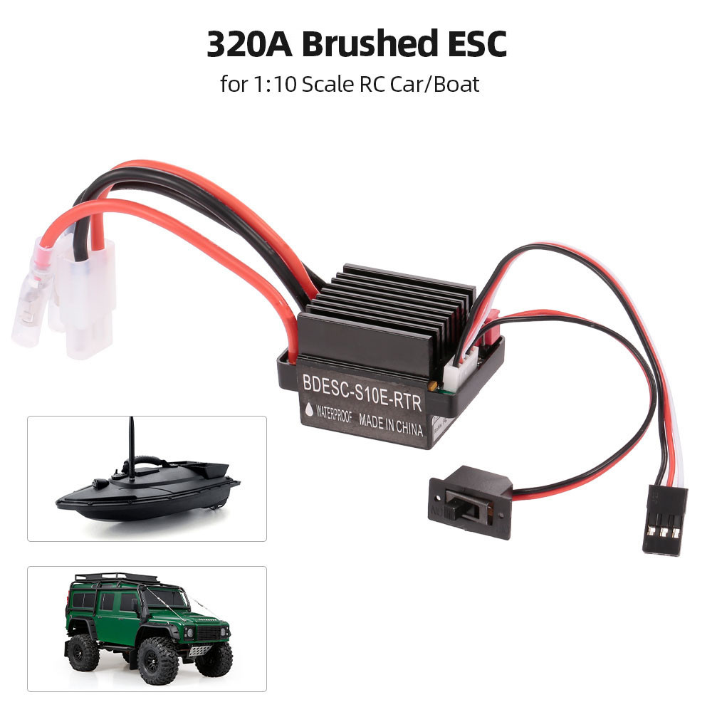 NEEBRC 320A ブラシ付きESC 60A 電子スピー - Rc Hobby Engine のレビューと価格