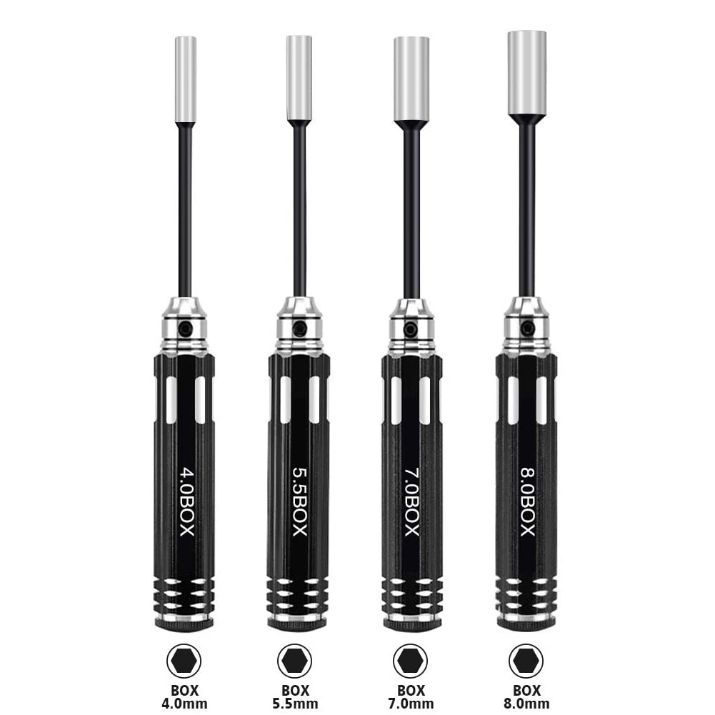 六角ドライバー 4.0 ミリメートル 5.5 ミリメートル  - Rc Hobby Electric Screwdriver のレビューと価格