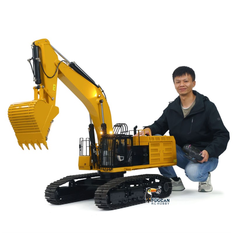 390F RCメタル油圧1/8スケール掘削機RTRヘビーデュ - Rc Hobby Excavator のレビューと価格