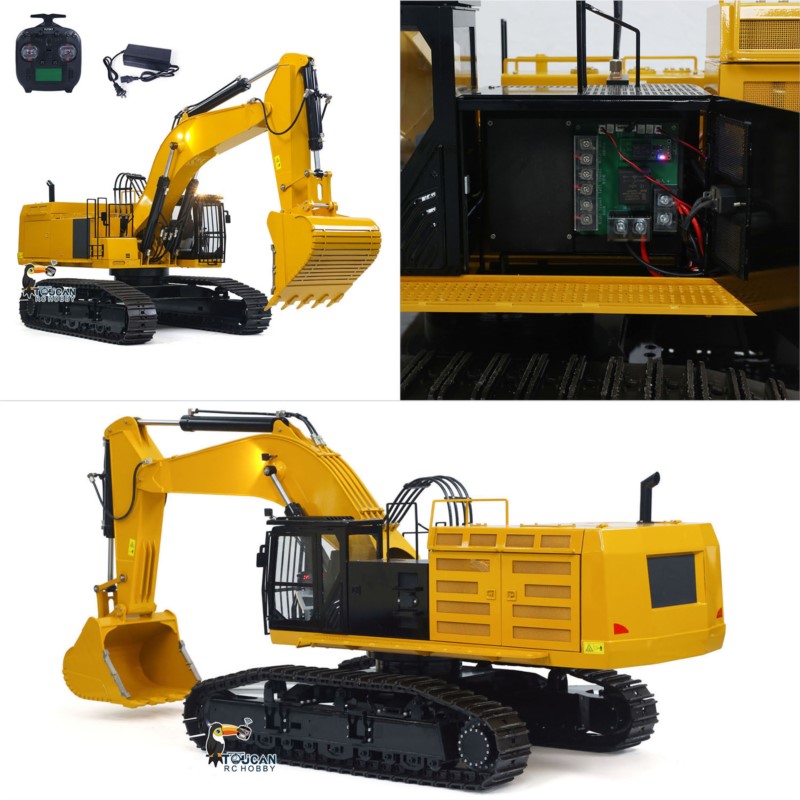 390F RCメタル油圧1/8スケール掘削機RTRヘビーデュ - Rc Hobby Excavator のレビューと価格