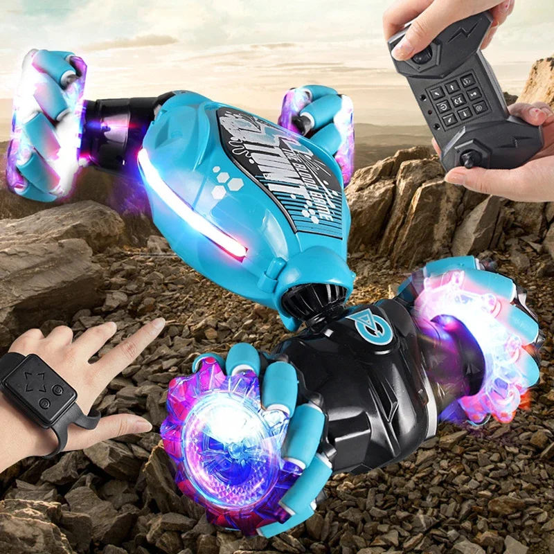 LEDライト付きスタントRCカー、ジェスチャー、赤外線誘導、 - Rc Hobby Horizon のレビューと価格
